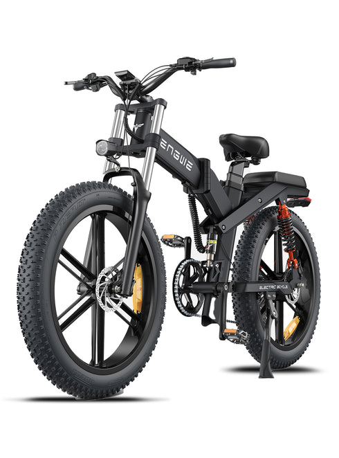 ENGWE X26 1200W (pico) 26 "31 MPH Bicicleta eléctrica todo terreno con triple suspensión
