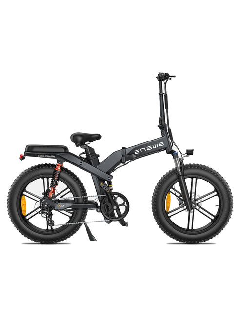 ENGWE X20 1000W(Peak) 20" 31 MPH Triple Suspension All Terrain E-bike (Higher Rise Handlebars)