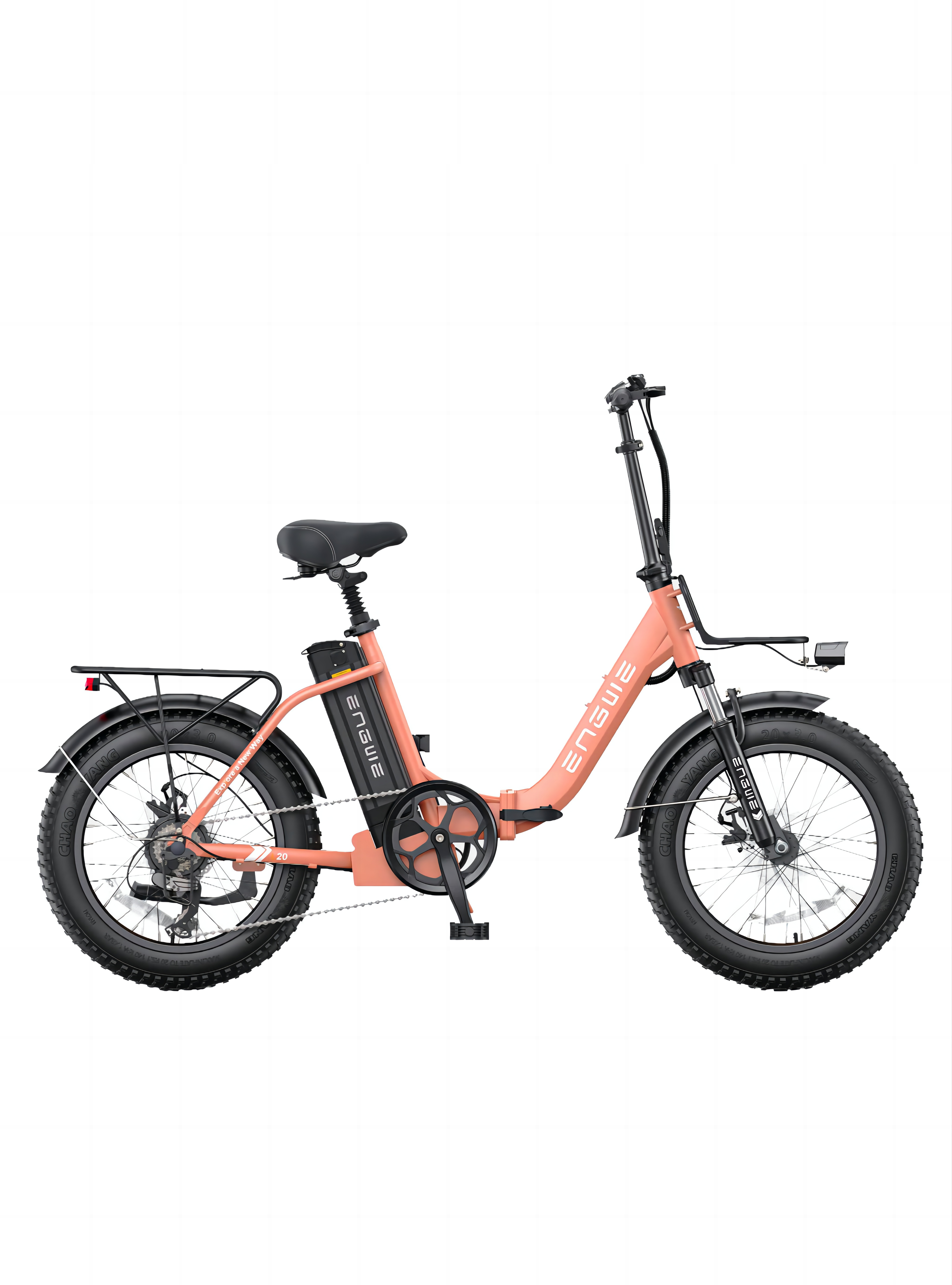 ENGWE L20 2.0 750W 80 Miles Front Fork + Post Suspens Step-Thru Ebike